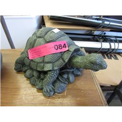 Cement turtle yard ornament
