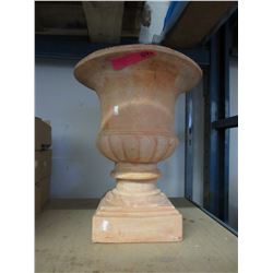 Cement patio planter