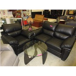 New - Black loveseat & chair