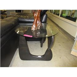 New - Modern glass top coffee table