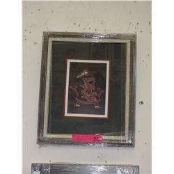 Richard Shorty - Framed print "Wolf Dancer"