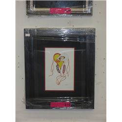 Richard Shorty - Framed print "Eagle Heart"