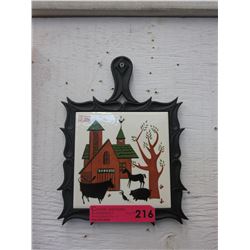 Pilkington England folk art tile