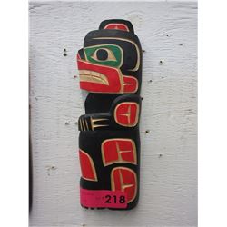 R. Krawchuk - Signed wall carving "Bear"