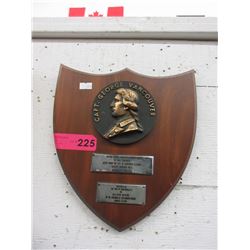 1974 Nautical presentation plaque