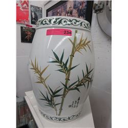 Glazed ceramic plant stand