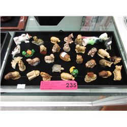 33 Miniatures - Most are "Wade" ceramic