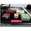 Image 1 : 5 Keepsake boxes - 3 are Alabaster