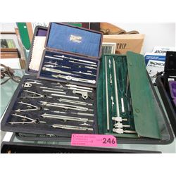 3 Vintage Geometry sets