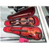 Image 1 : 2 Mini display violins