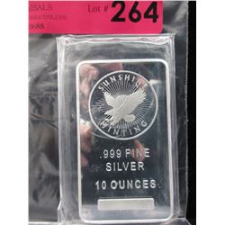 10 Troy Ounce "Sunshine Minting" .999 Silver Bar