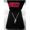 Image 2 : Diamond & Pear-Cut Amethyst Pendant/ Necklace set