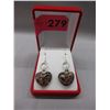Image 2 : New - Murano Glass Sterling Silver Earrings
