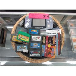 Used Gameboy Advance with 12 games & manuals