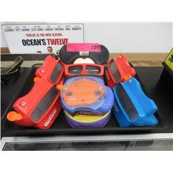 6 Walt Disney view finders & storage case