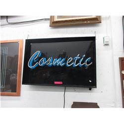 Electric Neon "Cosmetics" sign