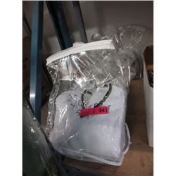 3 New white sweat shirts - size XL