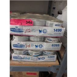 3 Cases of cat food