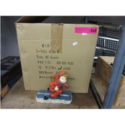 Case of new skier wine bottle holders