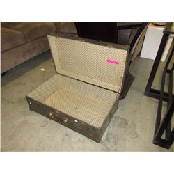 Vintage metal suitcase