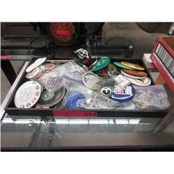 Collectible buttons & keychains