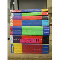 7 Harry Potter books - used