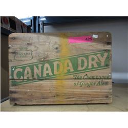Wood "Canada Dry" crate