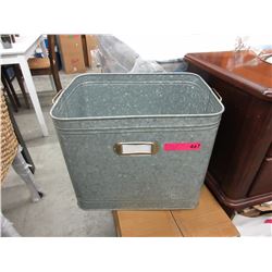 New - Decorative metal tub