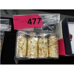 4 Vials of genuine gold leaf