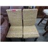 Image 1 : 2 Water Hyacinth dining chairs