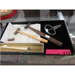 Vintage music pen with ruler & more
