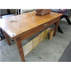 Vintage oak desk/table with drawer