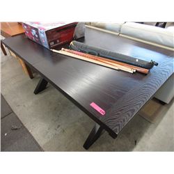 New - Dining table with trestle base.