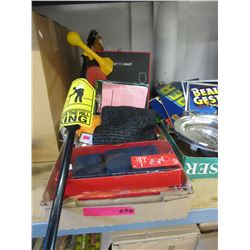Assorted clothing & household goods