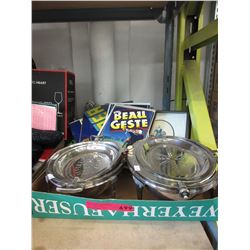 Vintage silver plated warmers & more