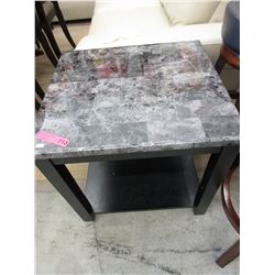 New - Marble Top End Table