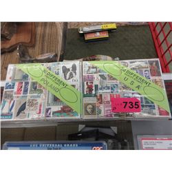 25 Packages of stamps