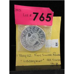 1 Troy oz. Fine Silver round