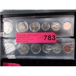 1971 & 1972 Canadian specimen sets