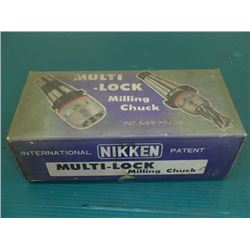 BT30 NIB Nikken Multi-Lock Milling Chuck- BT30-C7/8-75