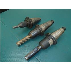 CAT50 End Mill Holders, (2) 1.25 , (1) .75 