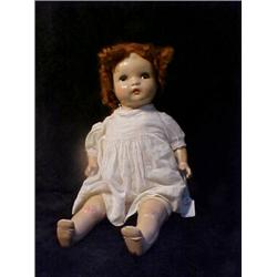 20in. COMPOSITION BABY DOLL W/CL