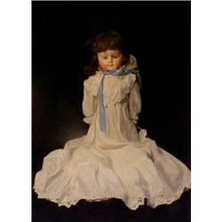 30 1/2in. GERMAN PAPER MACHE DOL