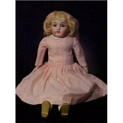 19 1/2in. GERMAN BISQUE HEAD DOL