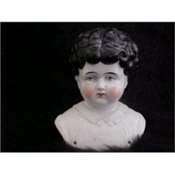 13in. GERMAN CHINA SHOULDER DOLL