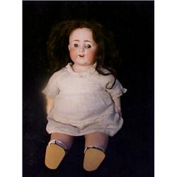 21in. BISQUE HEAD CHILD DOLL