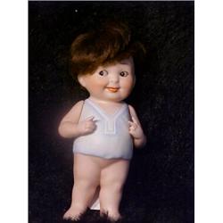 7in. GERMAN BABY BUD BISQUE DOLL