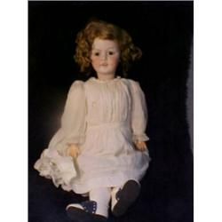 33in. SIMON & HALBIG BISQUE HEAD