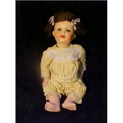 19in. GERMAN BISQUE BABY DOLL