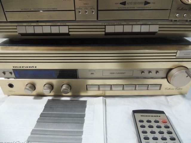 MARANTZ COLLECTORS GOLD EDITION STEREO COMPONENT S
